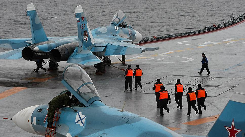 «Адмирал Кузнецов» потерял второй истребитель за месяц
