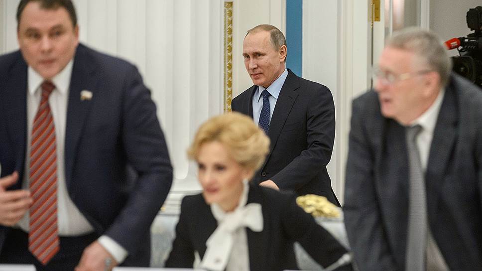 Как депутаты и сенаторы побеседовали с Владимиром Путиным