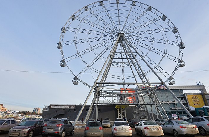 Колесо обозрения высотой 73 м открылось в центре Челябинска