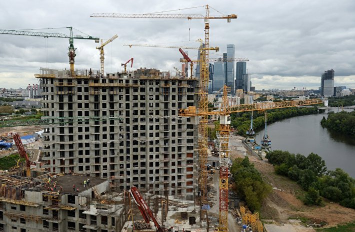 Ввод недвижимости в центре Москвы в 2016 г сократился почти в 2 раза